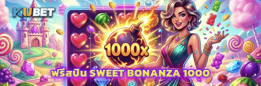 ฟรีสปิน Sweet Bonanza 1000